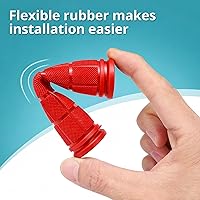 Vista 4 de 4 empuñaduras de mango de bicicleta, empuñaduras de goma antideslizantes para manillar de bicicleta, empuñaduras de repuesto especializadas