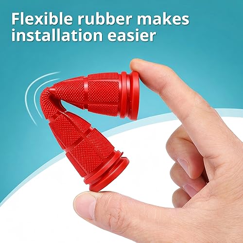 Miniatura 4 de 4 empuñaduras de mango de bicicleta, empuñaduras de goma antideslizantes para manillar de bicicleta, empuñaduras de repuesto especializadas