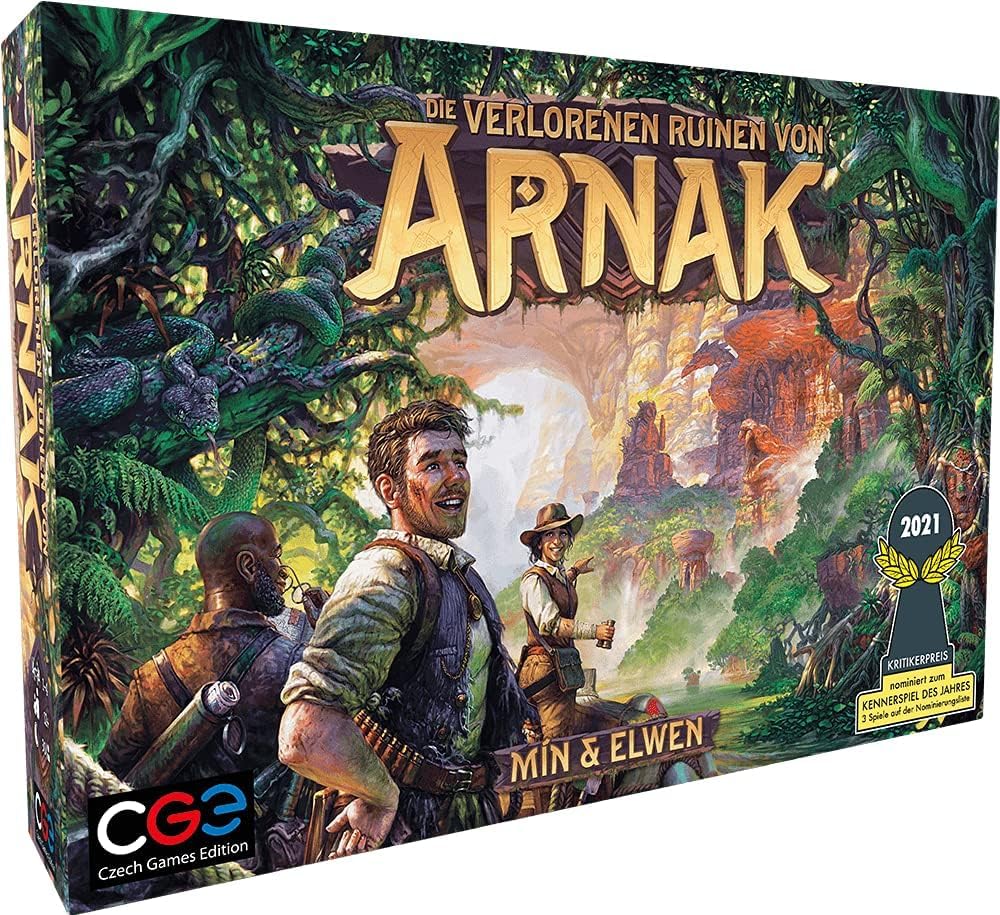 Heidelberger Spieleverlag CZ115 Die verlorenen Ruinen von Arnak Grundspiel Gesellschaftsspiel & Die Verlorenen Ruinen von Arnak: Die Expeditionsleiter | Czech Games Edition | Deutsch | Erweiterung