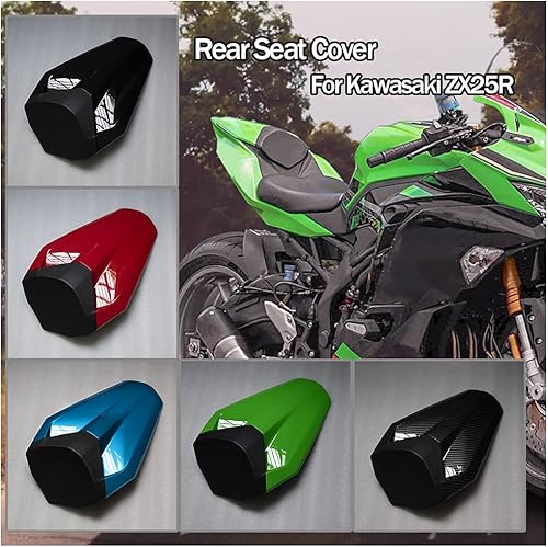 Miniatura 2 de motocicleta ZX-25R pasajero trasero Pillion solo asiento capó joroba cubierta rígida ABS carenado sección trasera para Kawasaki ZX 25R ZX25R