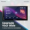 Pioneer DMH-S110EX estéreo para auto de 7" pantalla táctil doble DIN con Bluetooth | receptor multimedia digital, integración con smartphone, entrada para cámara de reversa 3