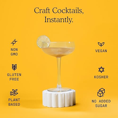 Miniatura 12 de SAYSO Skinny Cardamom Paloma La batidora de bolsas de té de cóctel original artesanal Orgánico, certificado sin gluten, sin OMG < 15 cal, 0.00