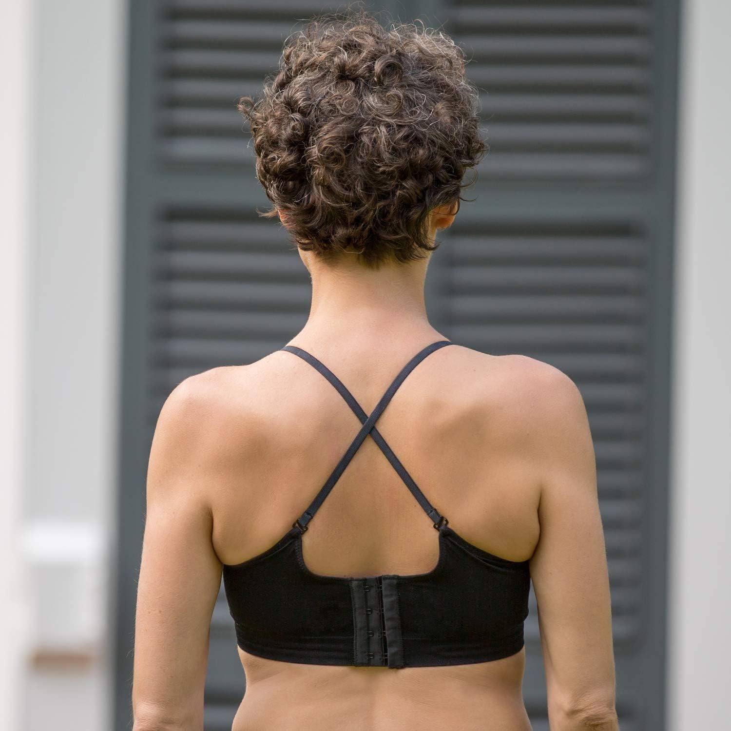 Comfy Mastectomy Bra. Enhances Your Natural Shape with a Seamless fit Black