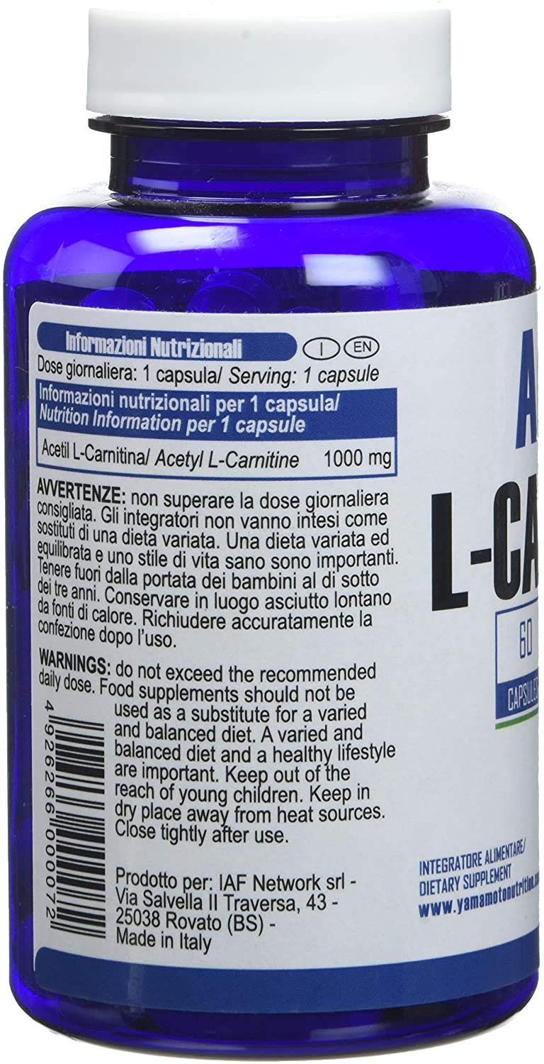 l carnitine yamamoto YAMAMOTO NUTRITION Acetyl L-CARNITINE 1000mg 60 Capsules : Amazon.co.uk:  Health & Personal Care