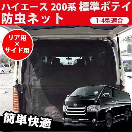 新しい到着 品番m M24 0系 ハイエースワゴン Glワイド 4ドア ミドルルーフ H16 8 防虫ネット 片側 サイド スライドドア リアゲート用 網戸 絶対一番安い Www Iacymperu Org