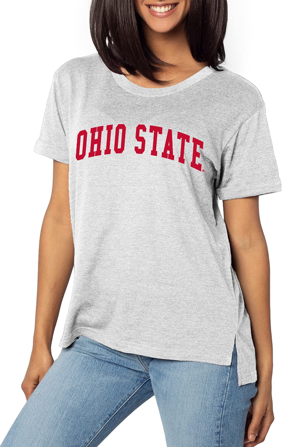 Chicka-d Women's Plus Must Have Tee, Heather Grey, X-Large