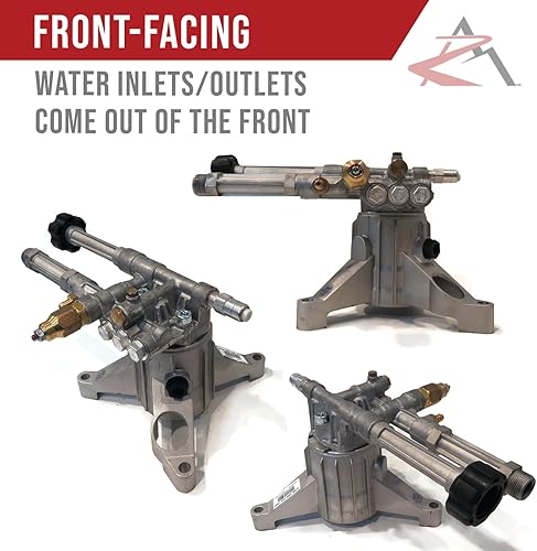 Miniatura 4 de The ROP Shop | OEM | AR 2600 PSI 2.2 GPM 7/8 "Eje Power Lavadora Bomba de agua compatible para Troy-Bilt 020415 020415-0