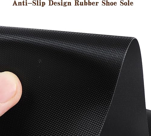 Miniatura 2 de Hoja de suela de goma para zapatos, 0.047 in de grosor de goma de reparación, hoja de suela antideslizante para la parte inferior del zapato, color
