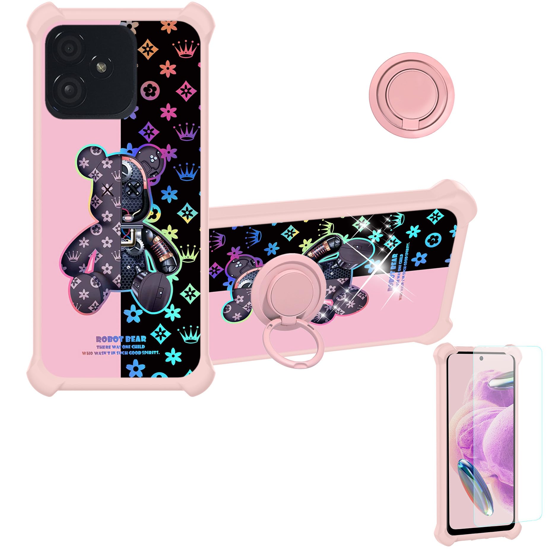 Amazon.com: jioeuinly Case Compatible for Nuu Mobile N13 S6514L Phone Case  Cover [with Tempered Glass Screen Protector][Hard PC + Soft Silicone][Ring  Support] [Colorful Reflect Light] IMDF-JXX : Cell Phones & Accessories