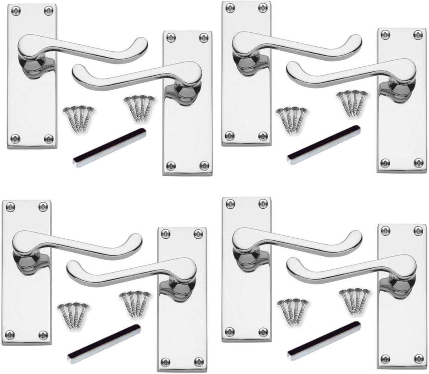 Door Handles Internal Sets Victorian Scroll Lever Latch Internal Door