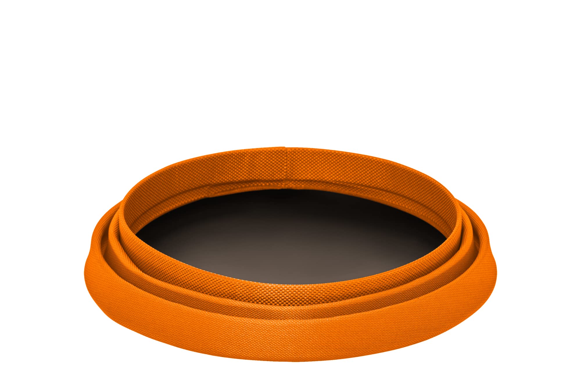 RUFFWEAR Bivy Składana miska dla psa, składana lekka podróżna miska na wodę dla psa i miska na karmę dla zwierząt domowych, składane podróżne miski dla psów i zwierząt, wodoodporna konstrukcja do pakowania, pomarańczowa