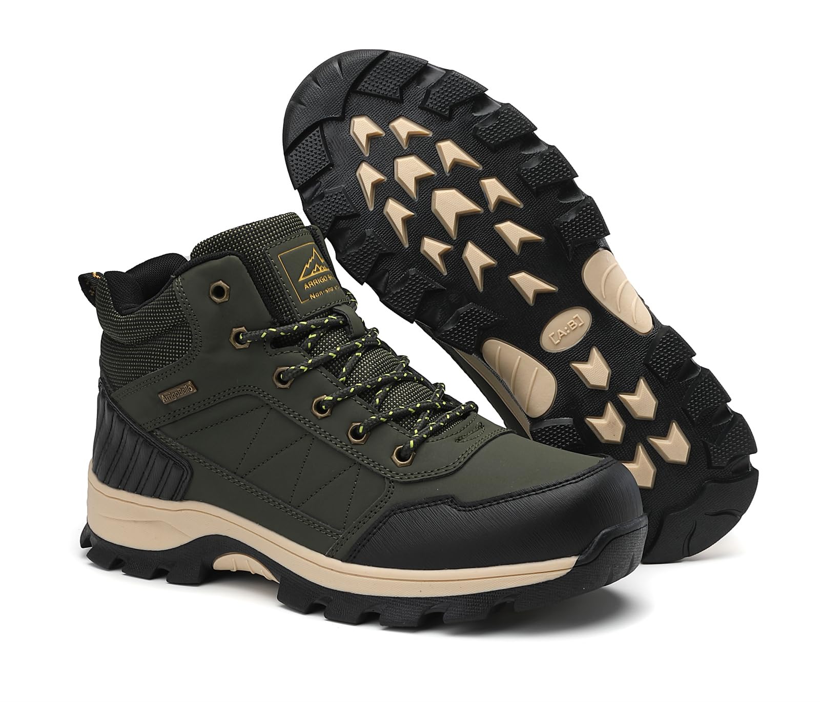 ARRIGO BELLO Botas Hombre Invierno Botines Montaña Cálido Antideslizante Trekking Nieve Zapatos Talla 41-46