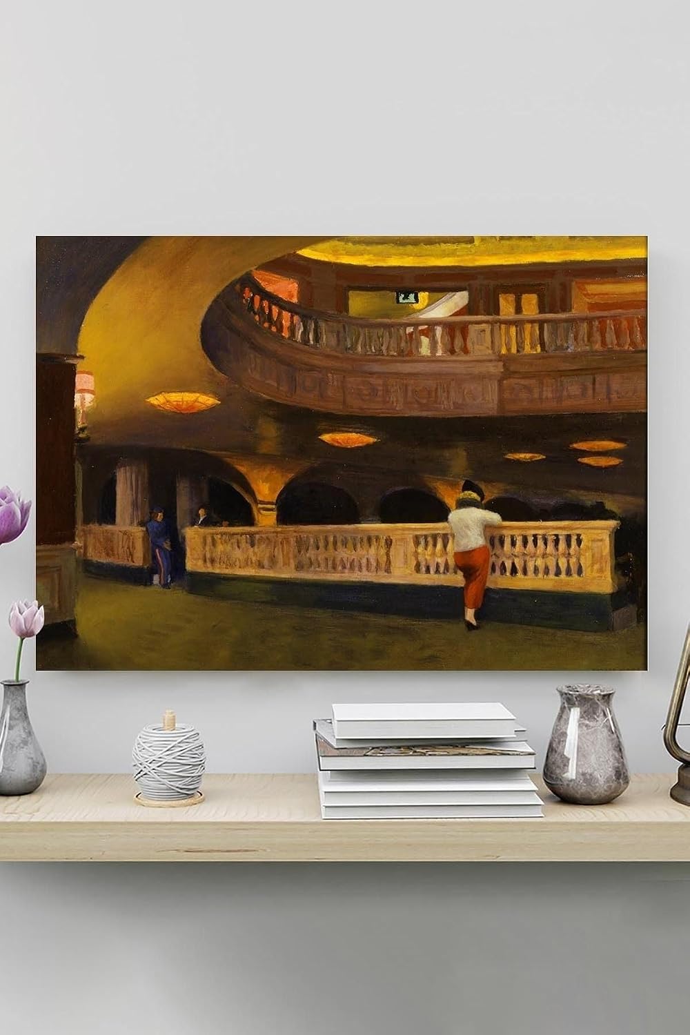 Postermanya (pster20253) The Sheridan Theatre - Edward Hopper Sanatsal Poster 90 x 130