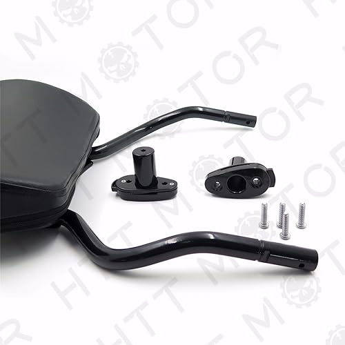 Miniatura 8 de HTTMT MT501-007+P - Respaldo desmontable para barra Sissy compatible con Harley Davidson FLRT Freewheeler 2015-2020