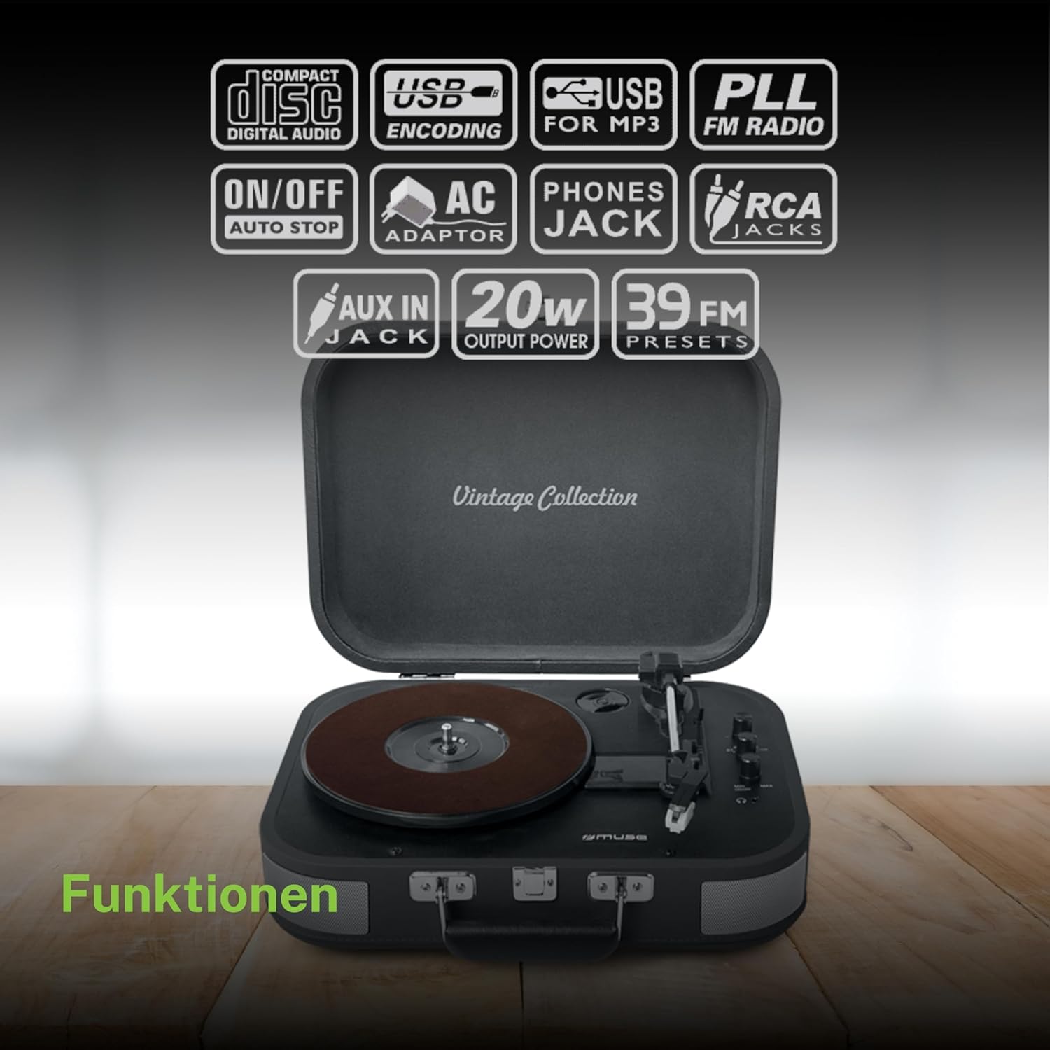 MUSE MT-201 functions overview