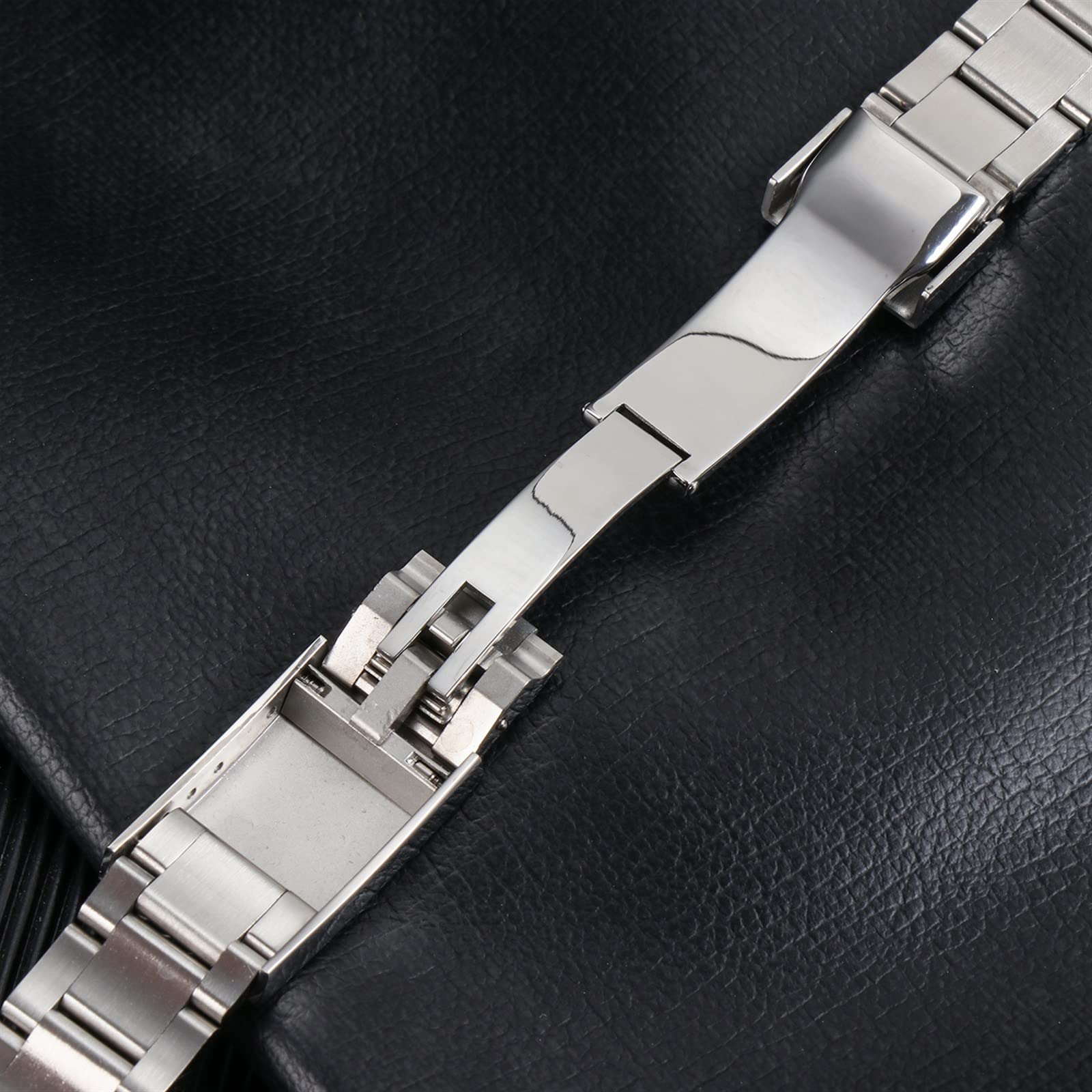 Pasek ze stali nierdzewnej do paska Sub Case Cinghia matowa szczotkowana bransoleta Sangle Gurt akcesoria do zegarków części Correa Glide Lock 20MM