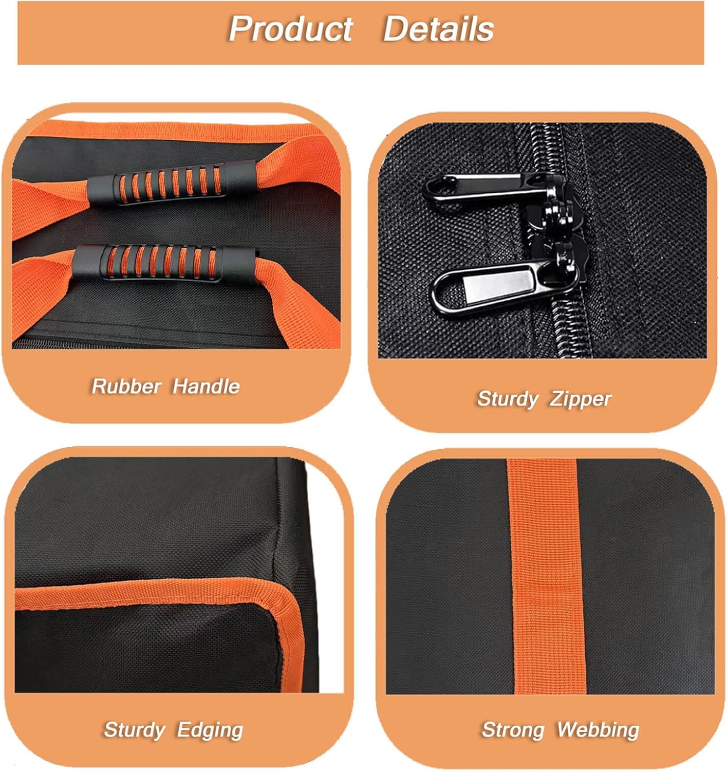 Large Tent Storage Bag 67X11.5X11.5in with Handles -10X10ft Pop Up Canopy Replacement Parts,Workable for Various Party Tent Canopy Tent Poles patio Umbrellas, Heavy-Duty Water Resistant Oxford Fabric - Image 4