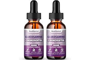 2 Pack Glucosamine Chondroitin MSM Liquid Drops: Essential Joint Support for Active Adults