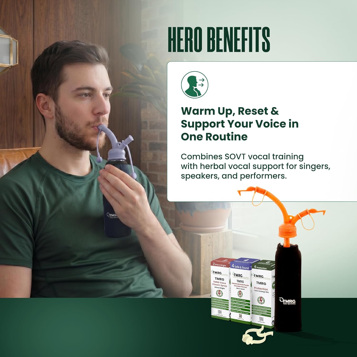 Vocal Therapy Kit - Transformative Technique for Achieving a Clear and Powerful Voice | Trusted by Professionals - Effective Vocal Recovery and Enhancement