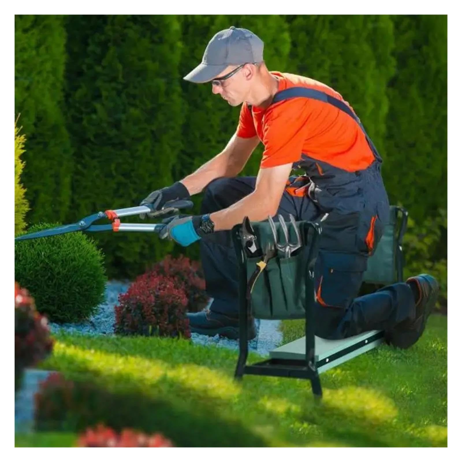 Kniebank Gartenarbeit Klappbare Garten-Kniebank und Sitzbank