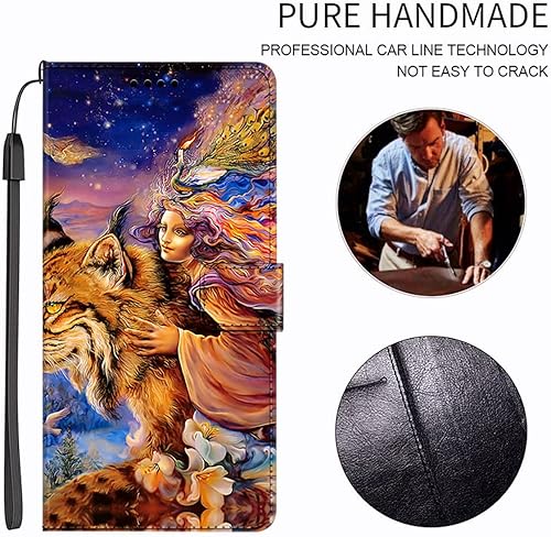 Miniatura 6 de Funda de piel sintética con función atril para Samsung Galaxy A03, A12, A13, A23, A33, A53, A51, A71, A73, M13, M23, Xcover, personaliza la imagen