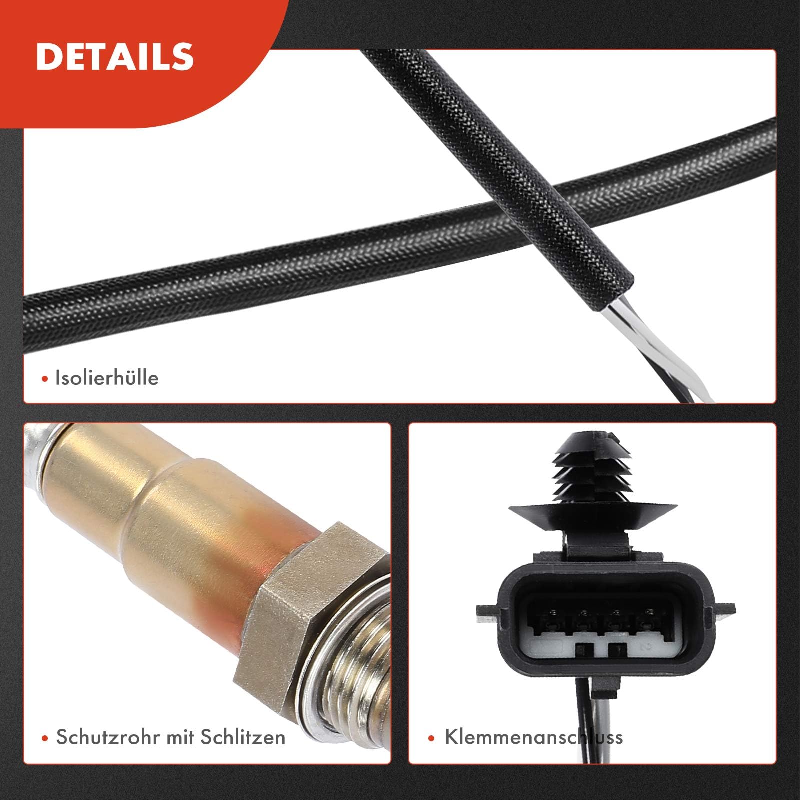 Frankberg Sonda di controllo 258010110 | Compatibile con: V.e.n.t.o E4M, Clio IV BH, C.a.p.t.u.r I H5 J5, K.a.n.g.o.o Express FW0/1, Logan II