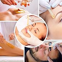 Vista 6 de Mibly 200 varillas de cera de madera, cejas, labios, nariz, pequeñas varillas aplicadoras para depilación y piel suave, spa y uso doméstico
