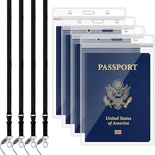 Tinlade Passport Holder with Lanyard