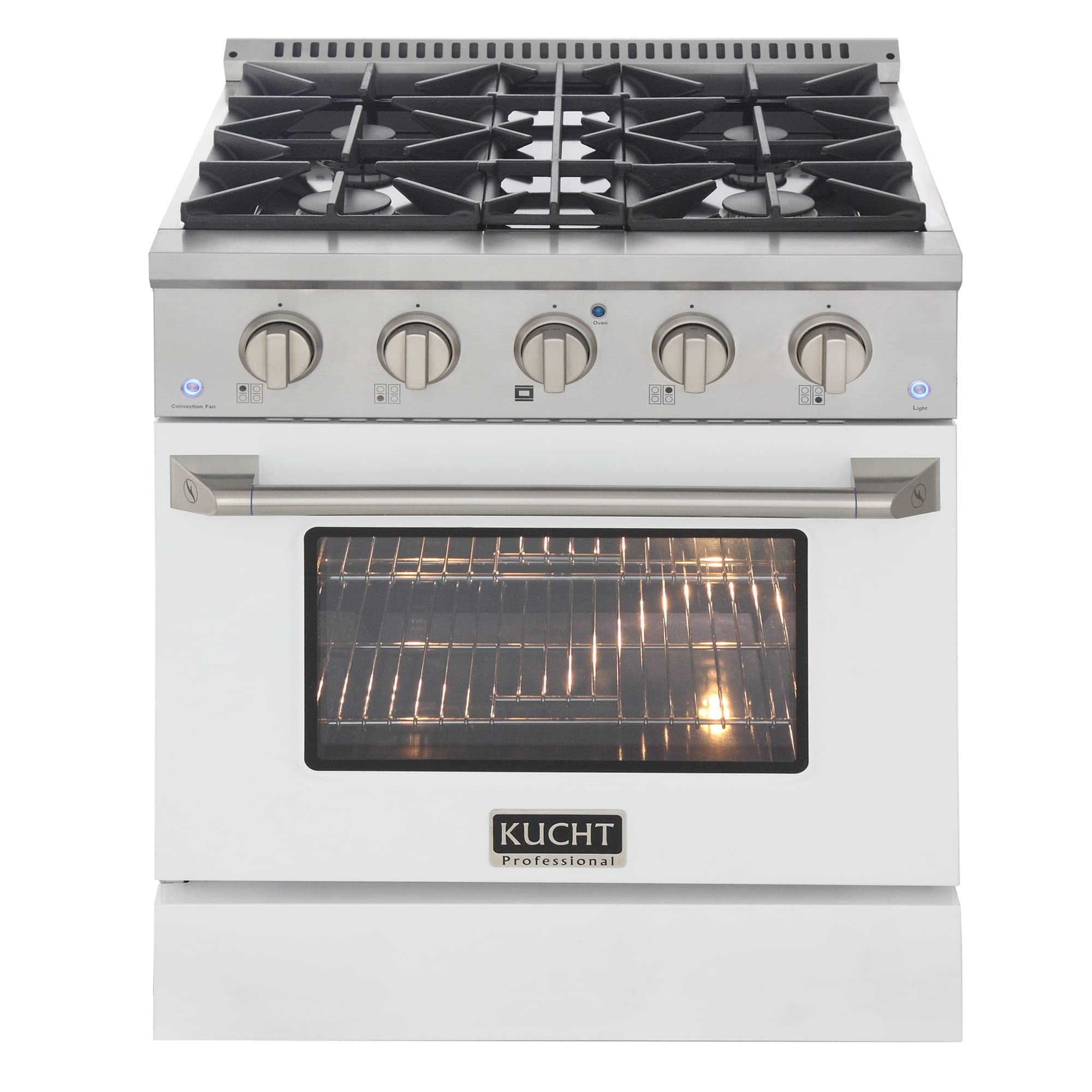 Kucht KDF302-W Dual Fuel Range, White