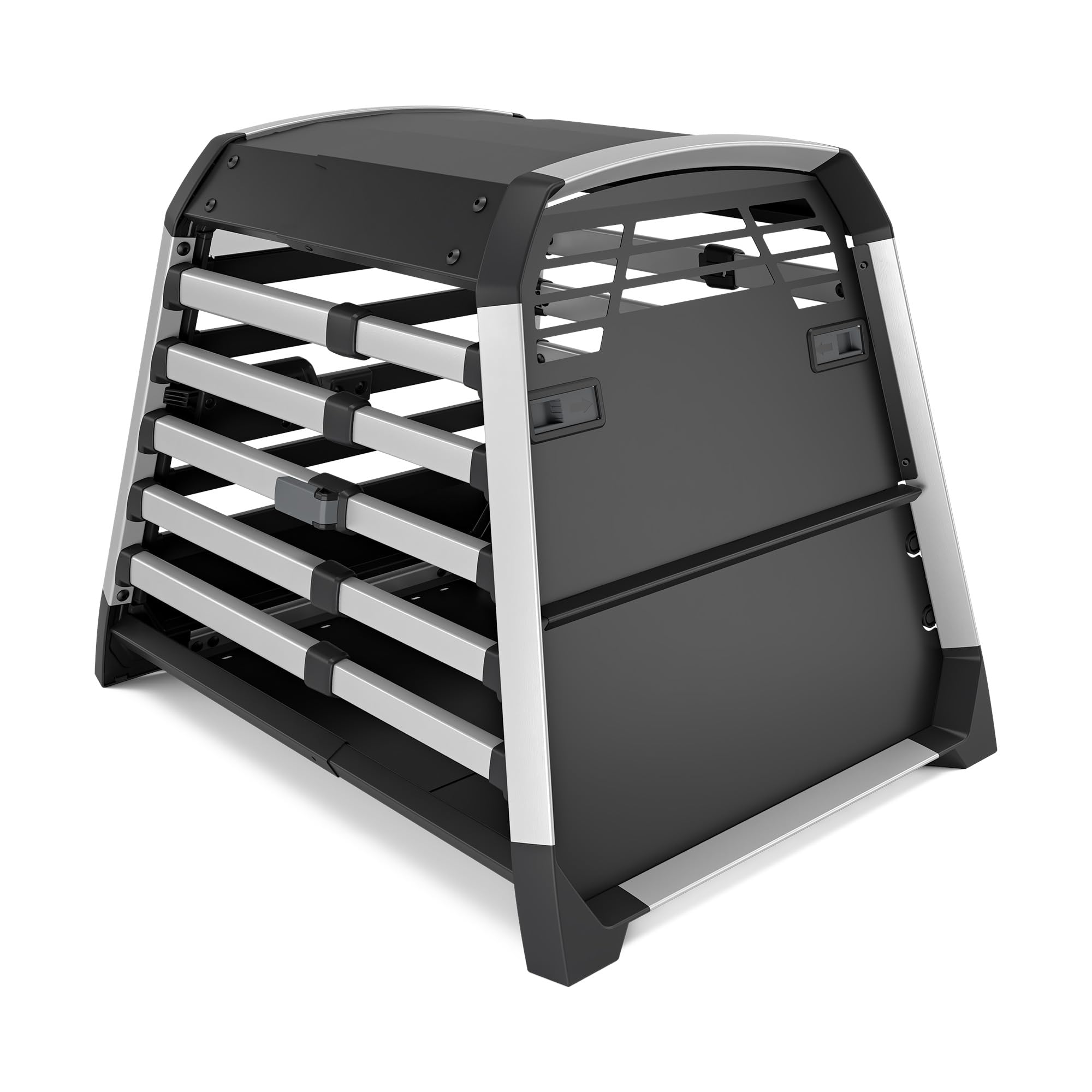 Thule Allax Hundebox, Transportbox Hund, Hundebox für Auto Black/Aluminum M