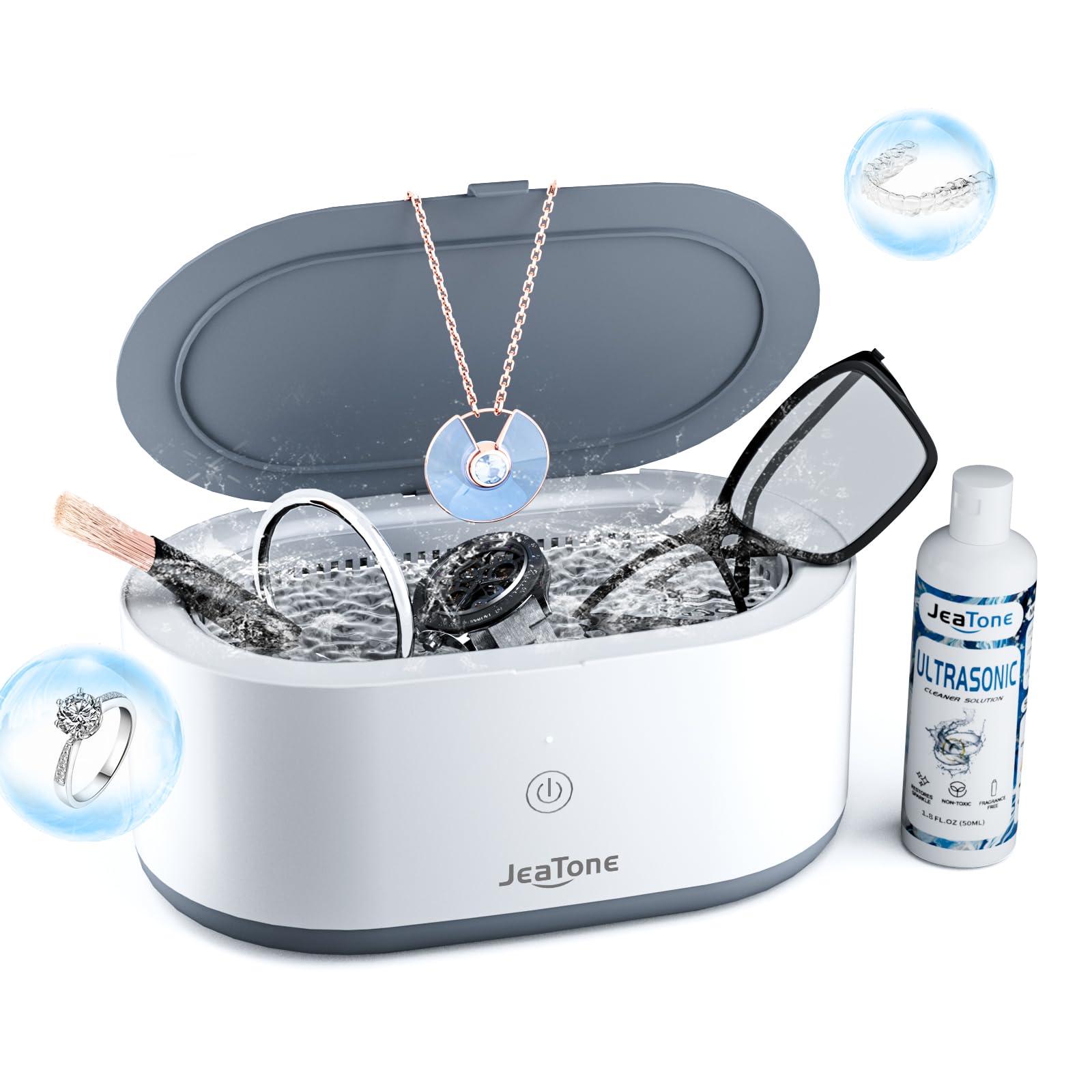 JeaTone 20oz Ultrasonic Jewelry Cleaner, Professional Ultraonic Cleaner