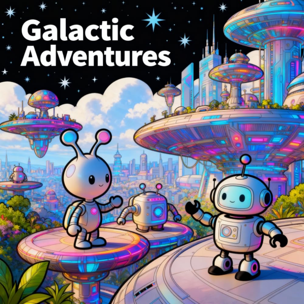 Galactic Adventures: Coloring Book