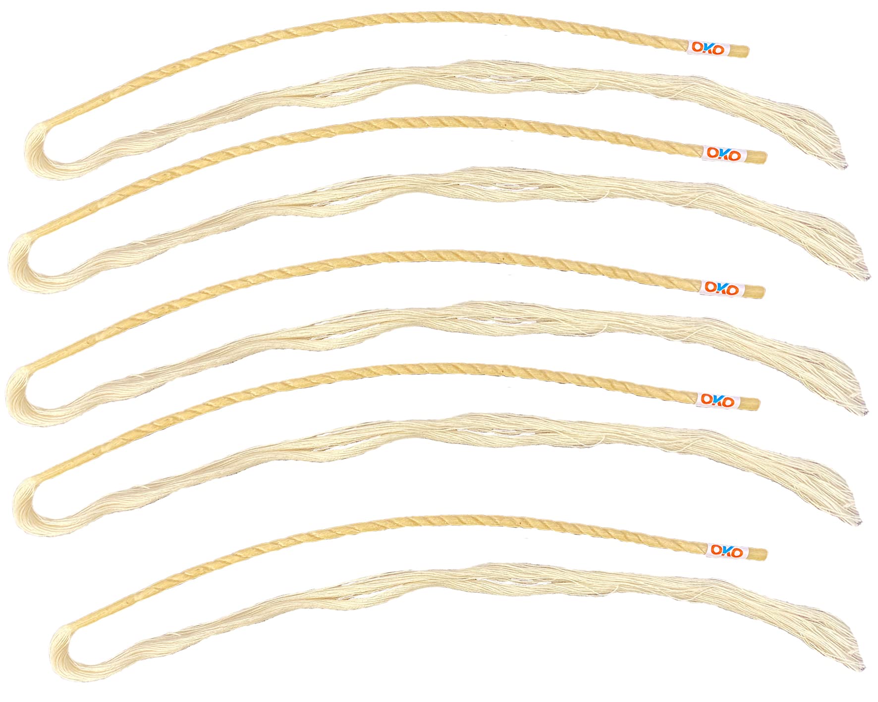 OKO Cotton Sutra Neti for Yogic Kriya | Cotton Thread Yoga Traditional Sutra Neti Kriya with made pure honey Wax (pack of 5)-image-49