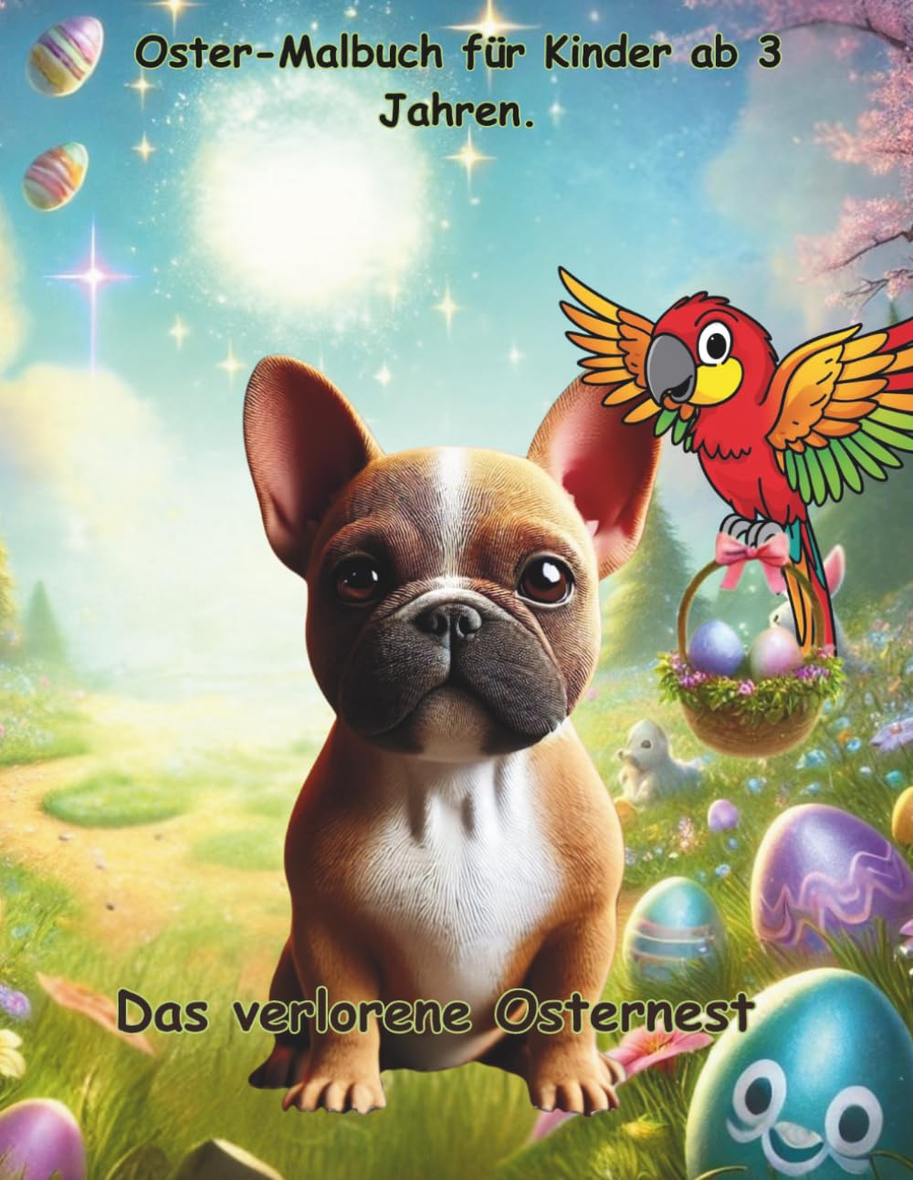 Oster Malbuch ab 3 Jahren: Das verlorene Osternest