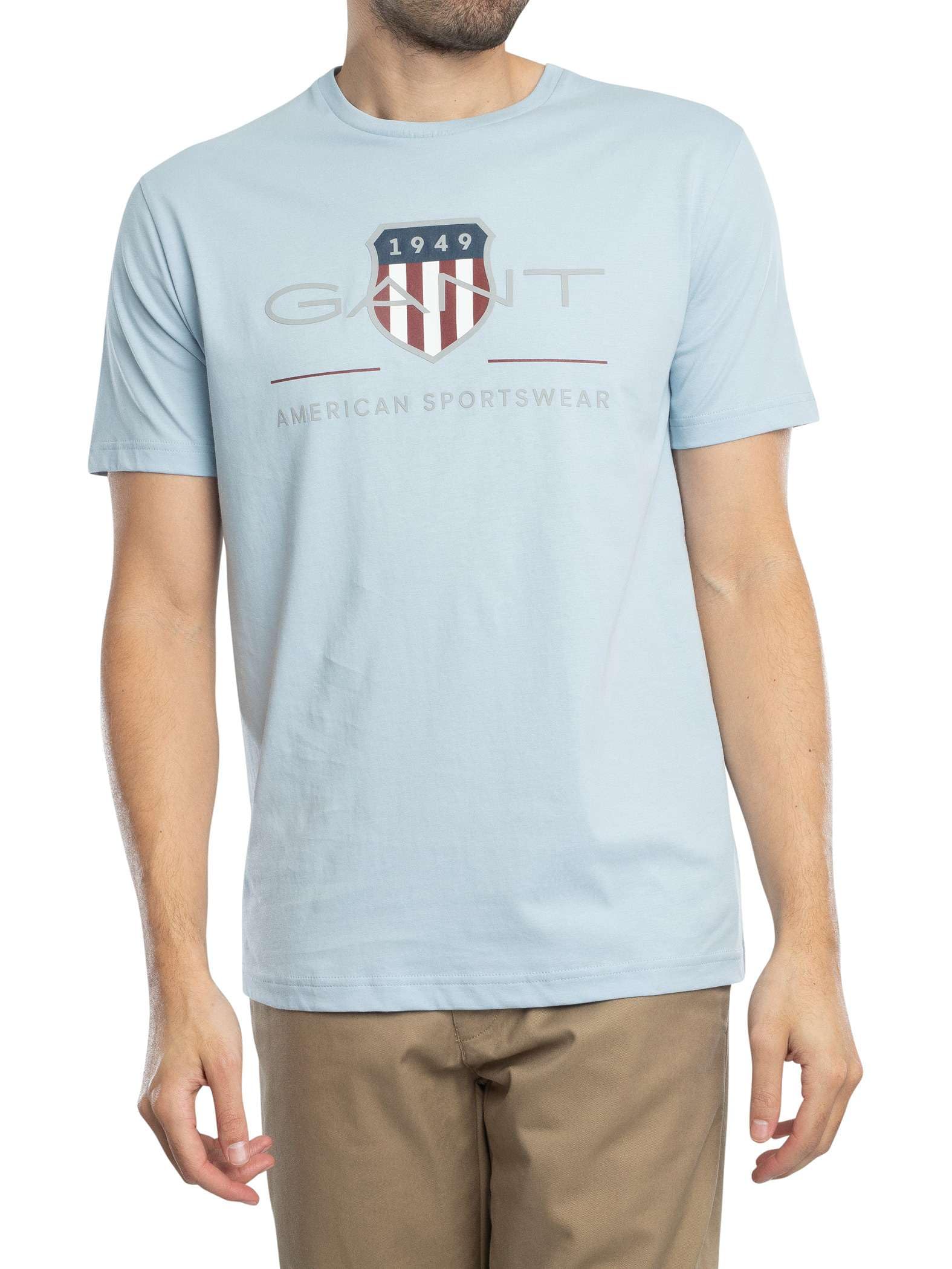 Gant Herren Reg Archive Shield Ss T-Shirt T-Shirt (1er Pack)