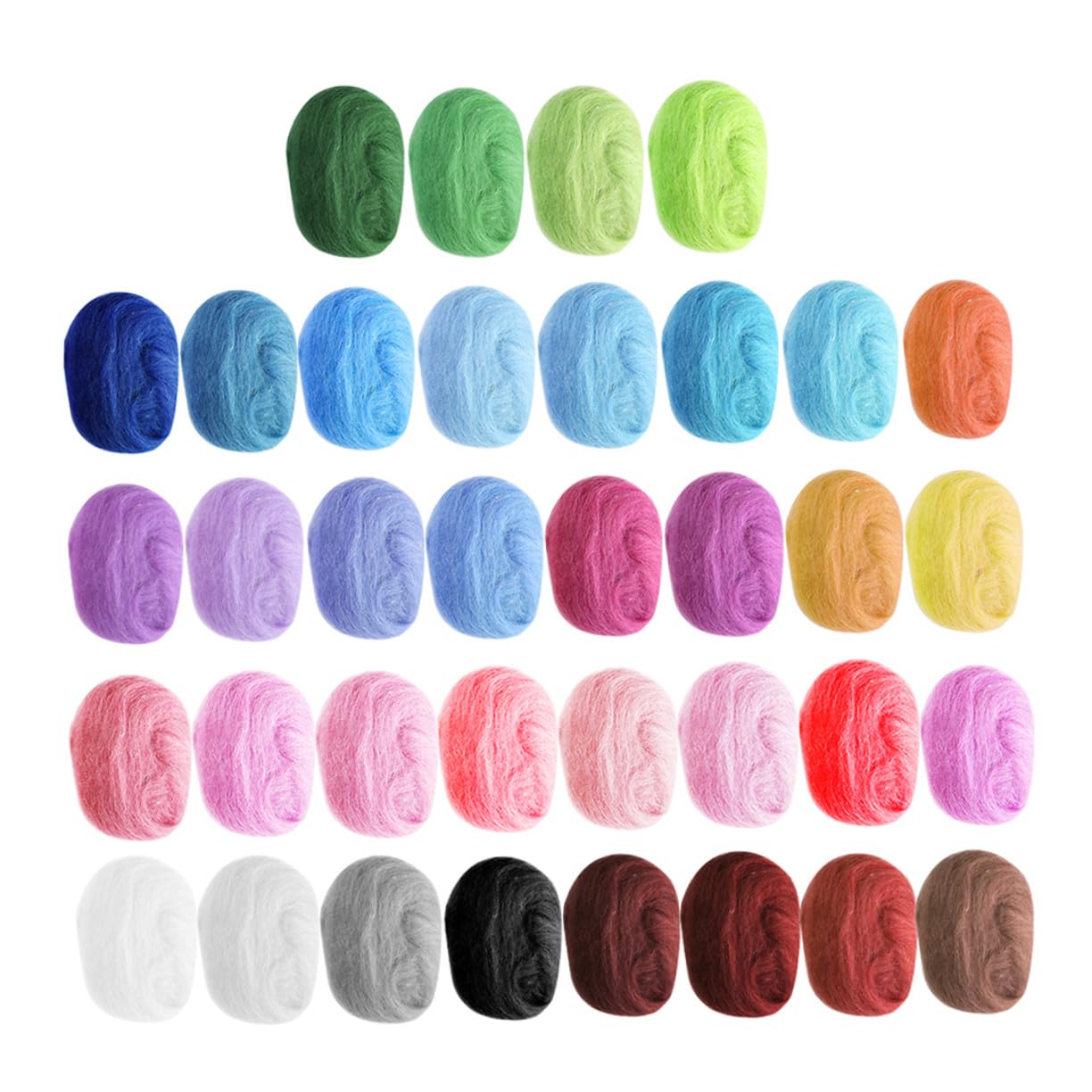 Nadel Filzset mit Farben Wollfilz Filzvlies und Filzfaservlies für DIY-filzstempel Hand-DIY Projekte Wollgarn zum Filzen Zufällige Farbe