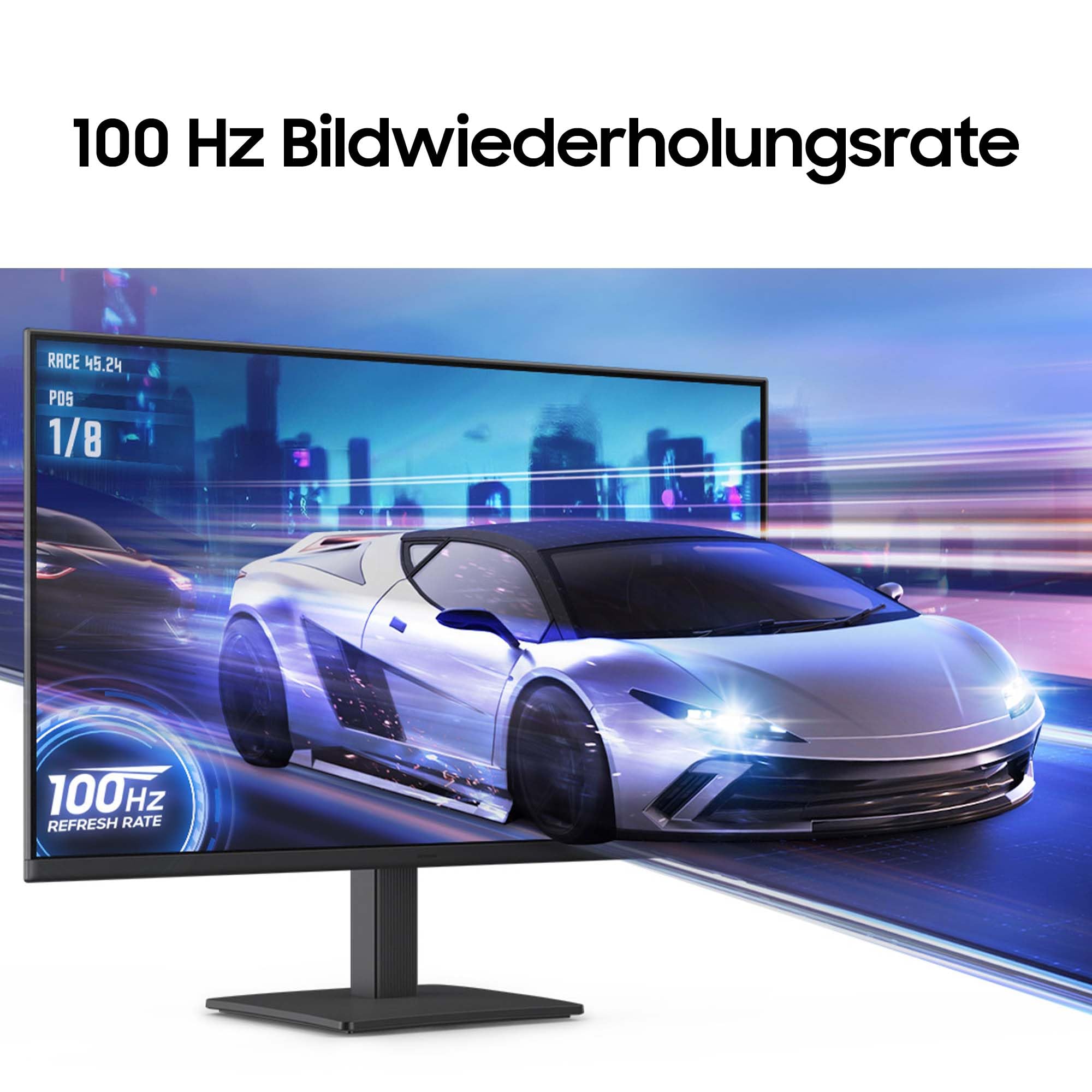 Samsung 27 Zoll Essential S3 S30GD Full HD 1080p PC-Monitor, 100 Hz, IPS-Panel, Game Mode