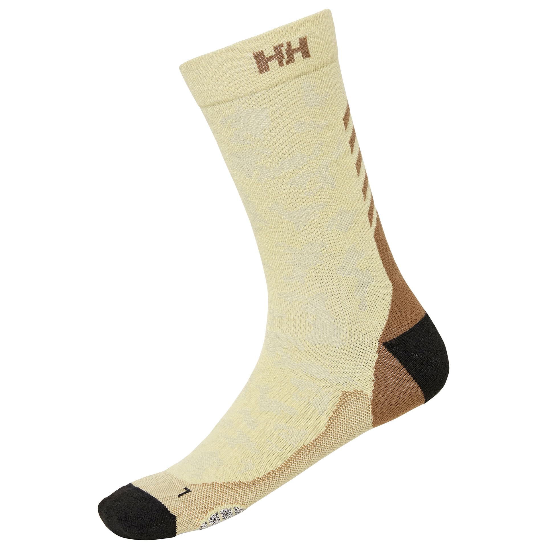 Helly Hansen Unisex Trail Crew Sock, Yellow Pear, 42-44