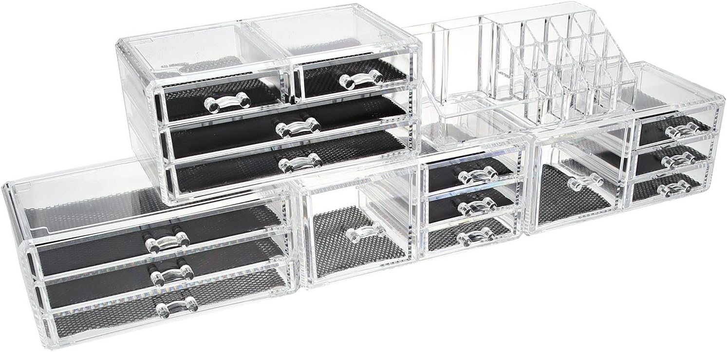 Unique Home Acrylic Jewelry & Cosmetic Storage Makeup Organizer
