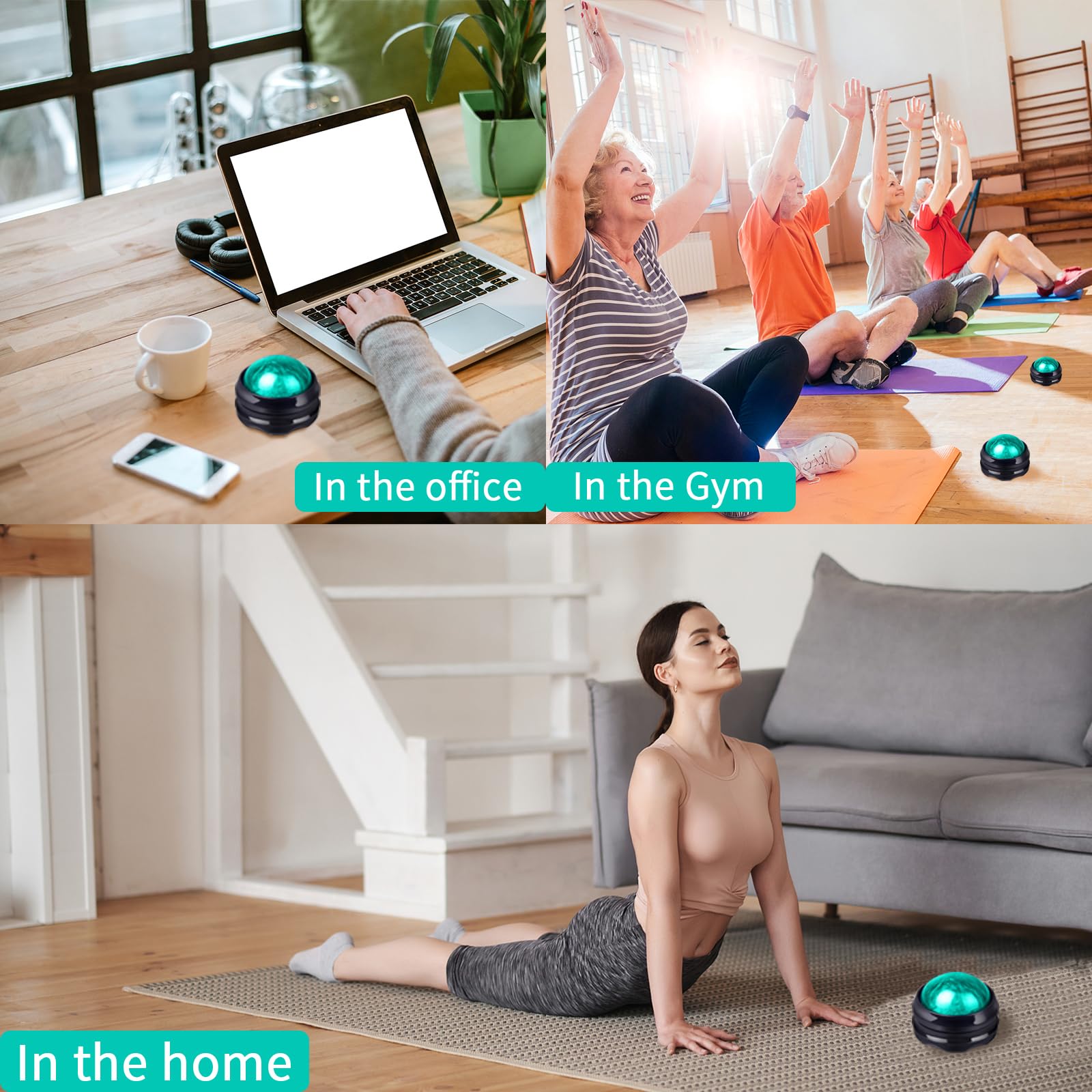 WOVTE Massage Ball, Lacrosse Balls, Self Massage Tool for Sore Muscles Shoulders, Neck, Back, Foot, Body, Deep Tissue - Image 4