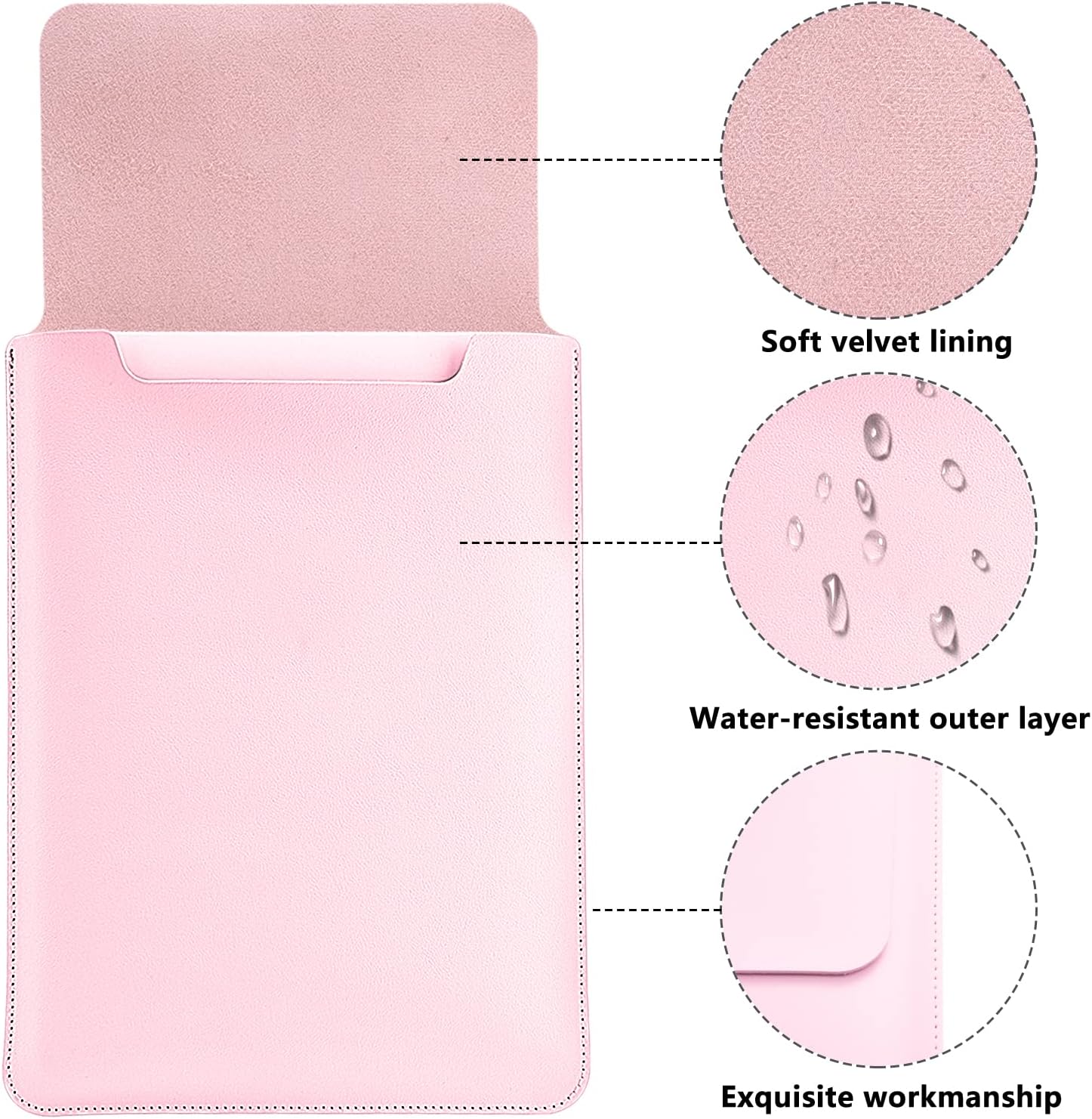 MAYCARI Cute Bear Laptop Sleeve Compatible for 15 Inch-15.4 Inch Notebook Tablet iPad Tab - Image 5