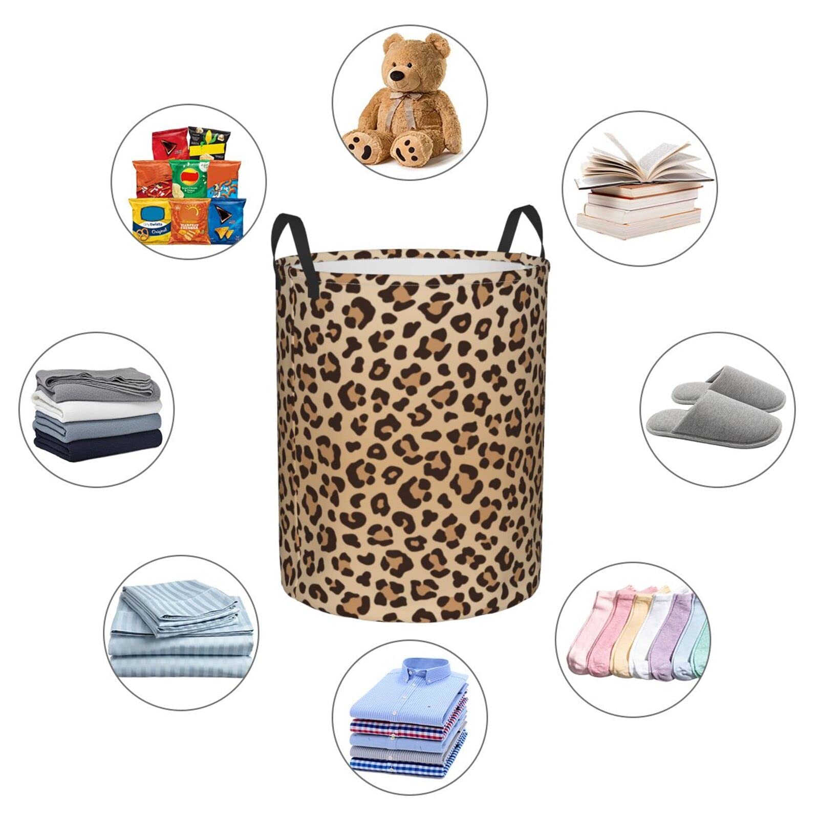 Simpatico orsacchiotto Rotondo Cesto portabiancheria Cesto portaoggetti Giocattoli Cesto portaoggetti Cestino per casa Bagno Camera da letto Camera dei bambini, 38l