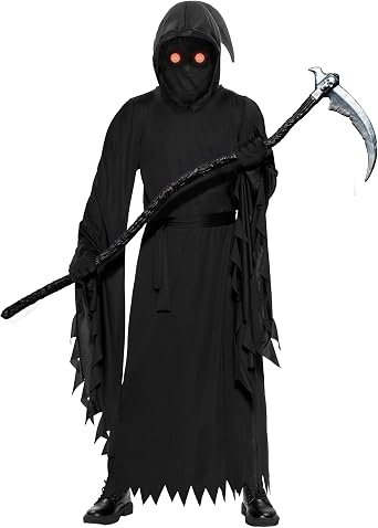 Spooktacular Creations Men Adult Grim Reaper Costume with Grim Reaper Accessories, Halloween Costumes for Men 2025