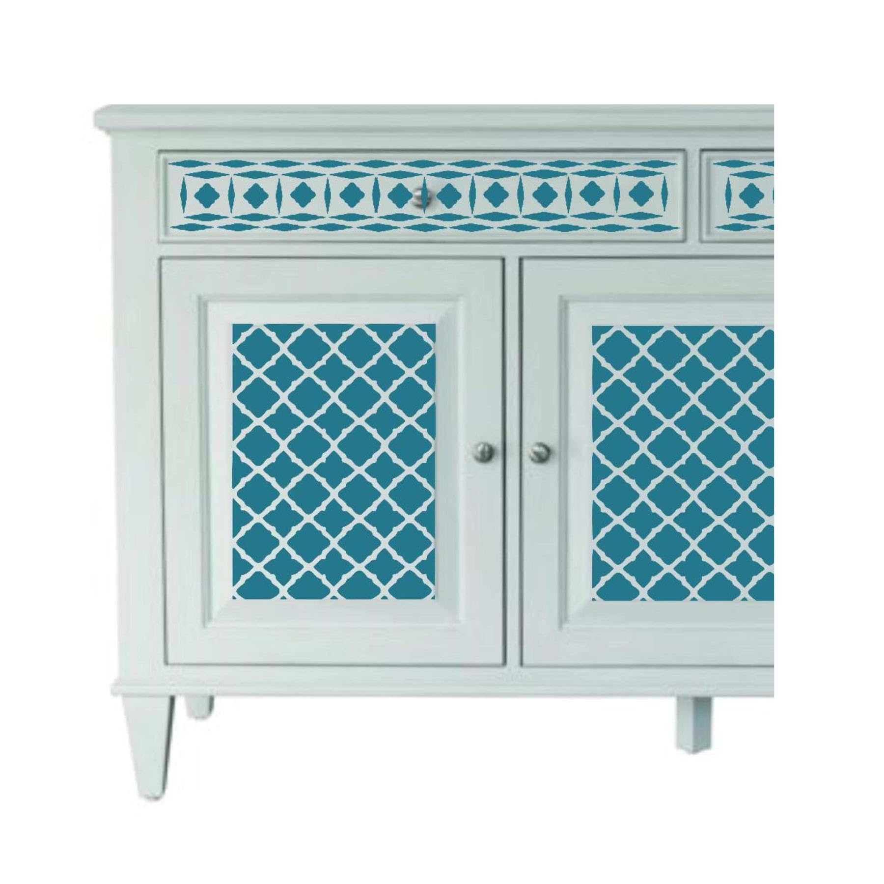 furniture Stencil - Lovestencil - Indian Bone Inlay (Bethany)