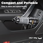 23000PA Portable Cordless Car Vacuum Cleaner,Digital Display,3-Speed Suction,Lightweight & Rechargeable,LED Light,One-Touch Dust Emptying,Mini Handheld Vacuum for Car,Home,Office,Pet Hair