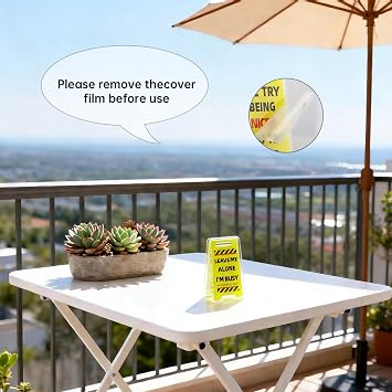 6 Pcs Desk Decor Funny Sign Clips Novelty Gifts for Colleagues, Mini Funny Desk Accessories Office Decoration Sign Ornament Plaque Answer Rates Leave Me Alone I'm Busy