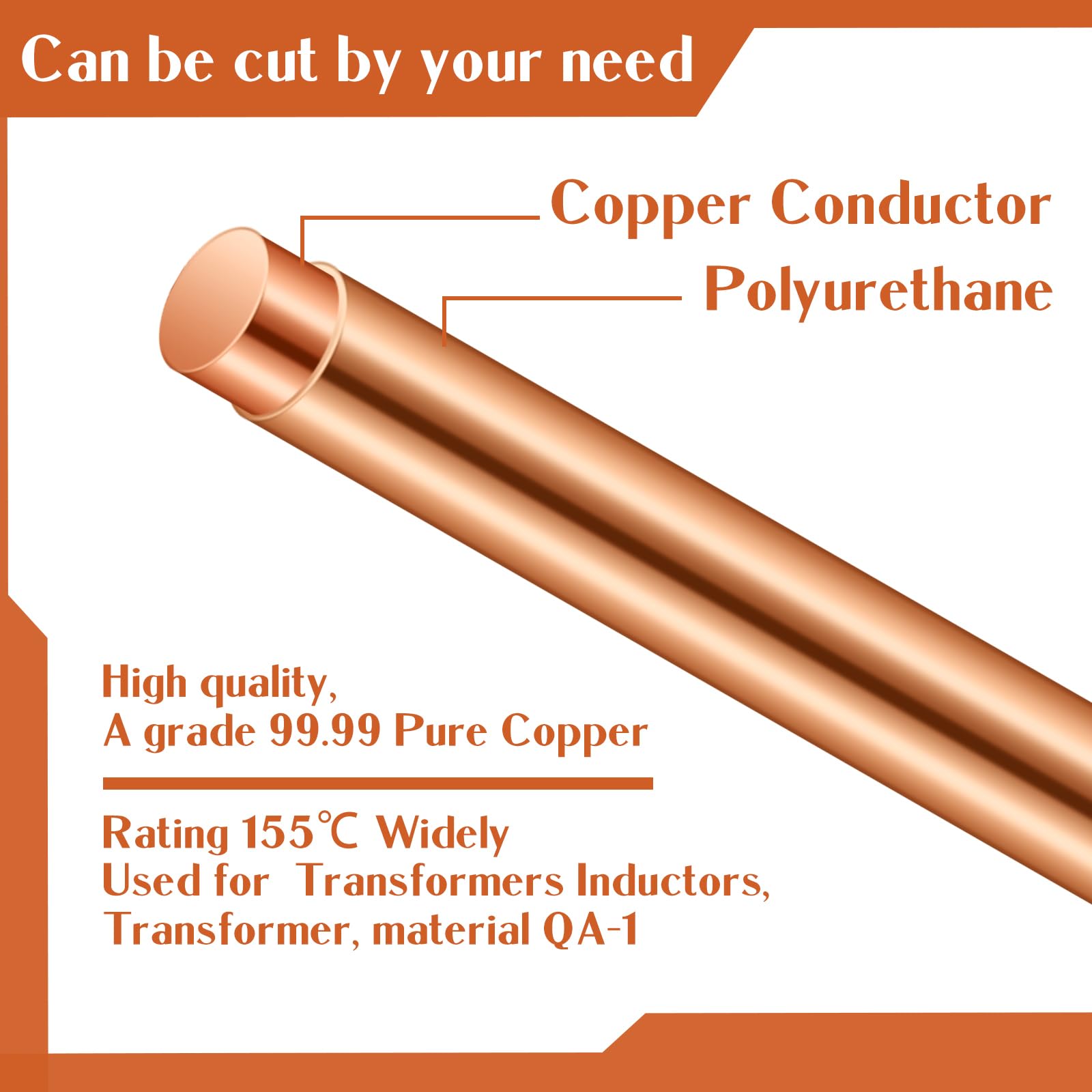 Kanayu Magnet Wire - 211ft for Transformers & DIY -2