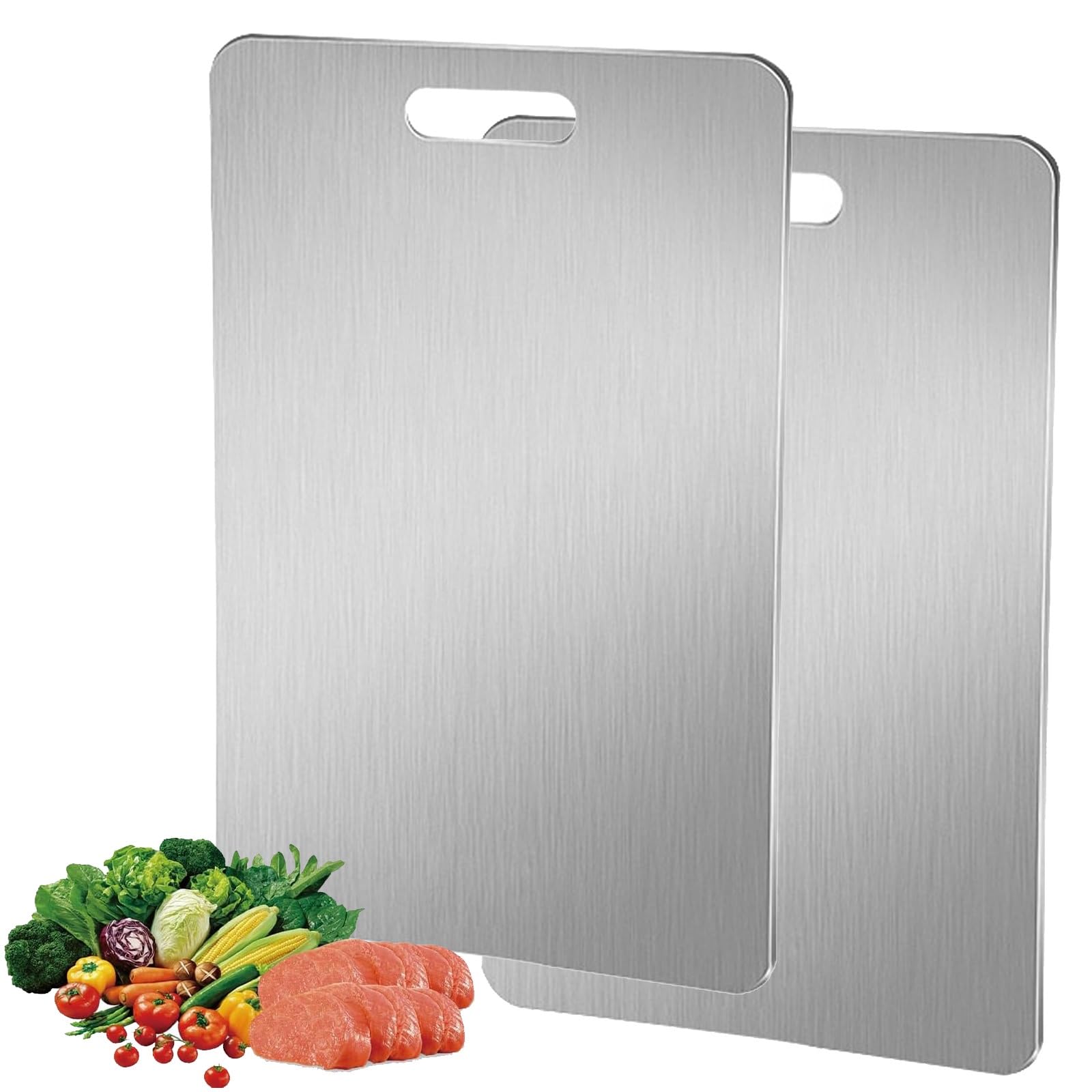 Titanium Snijplank - 34x23CM - Krasbestendig en hygiënisch - 2mm dikte Titanium Snijplank - 34x23CM - Krasbestendig en hygiënisch - 2mm dikte