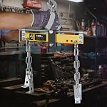 Yellow Jacket Niveau du moteur 1500lbs Crane de magasin en acier avec roulement à billes, poignée réglable