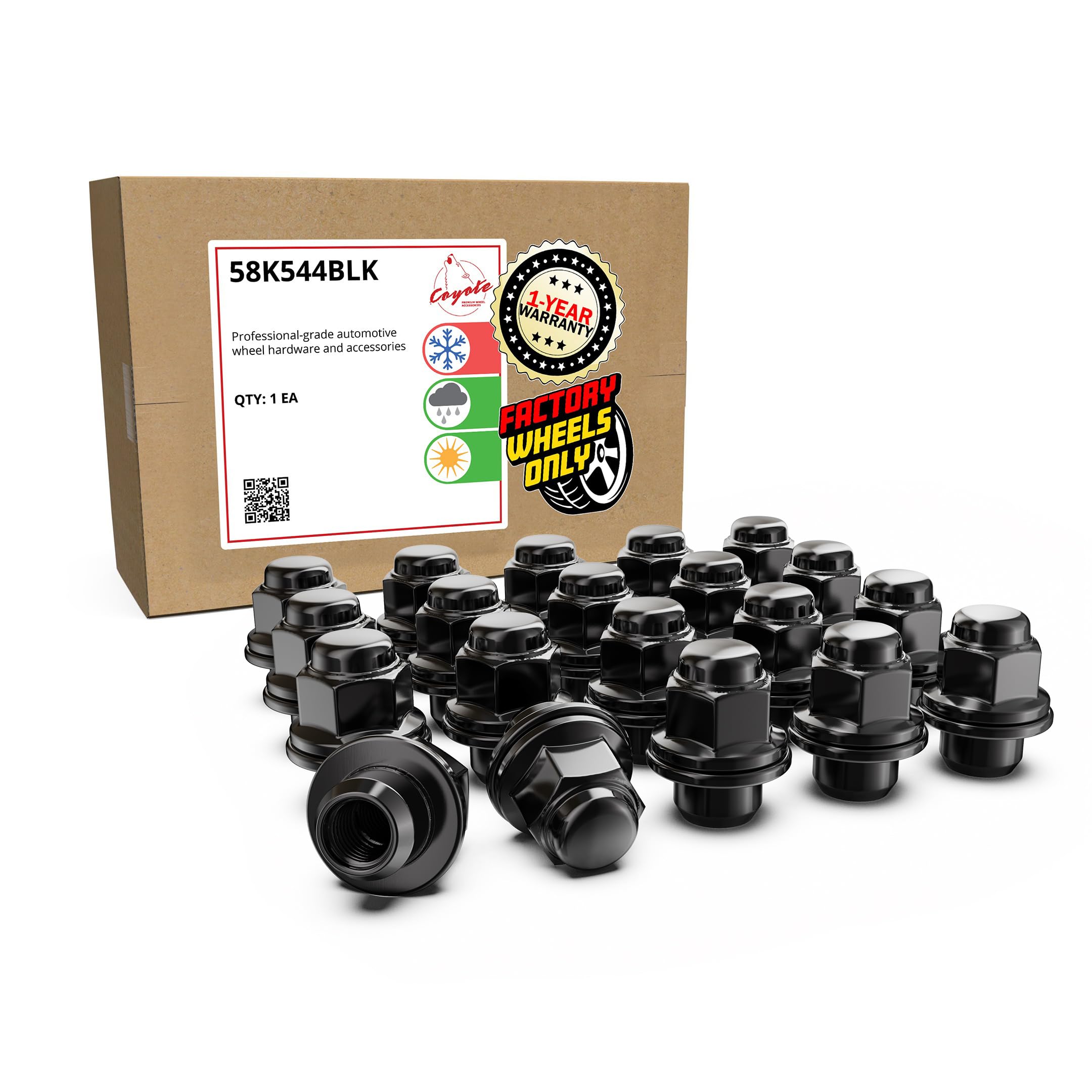 Amazon.com: Wheel Accessories Parts 20 Pcs M12x1.25 12x1.25 Thread
